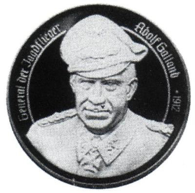 Galland, Adolf<br>1912-1996<br>Airforce general, medal, 1981
