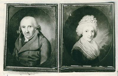 Guichard, Johann Philipp II.<br>1726-1798<br>and spouse Sophie Margarete née Ludwig, Magdeburg