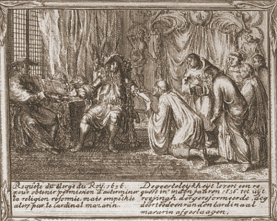 Persecution of the Huguenots according to Romeyn de Hooghe<br>Plate 2 - section B