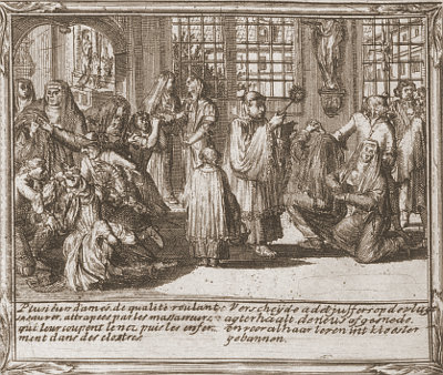 Persecution of the Huguenots according to Romeyn de Hooghe<br>Plate 2 - section J