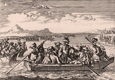 The Glorious Return of the Waldensians across Lake Leman in 1689